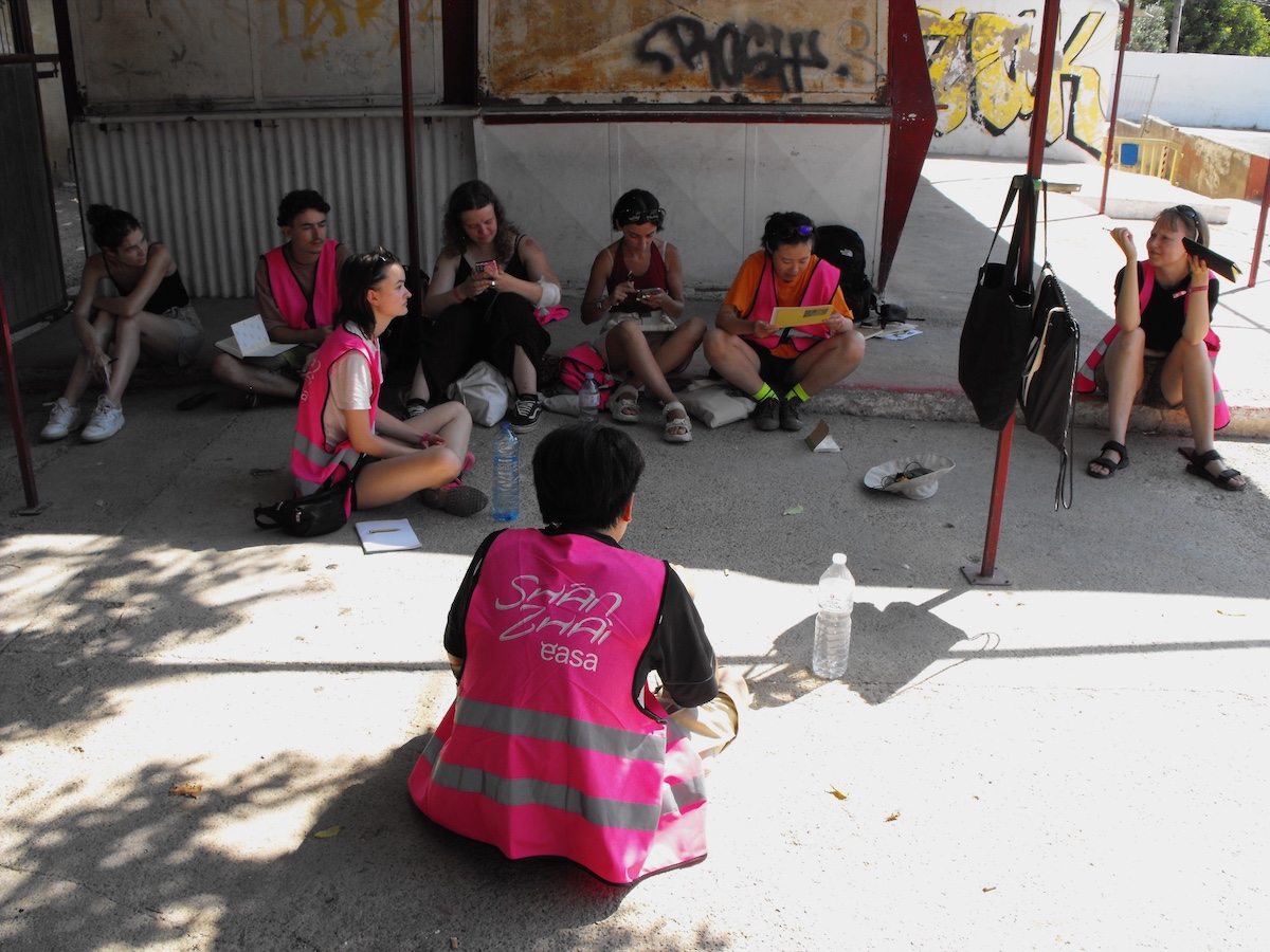 workshop participants sitting in circle