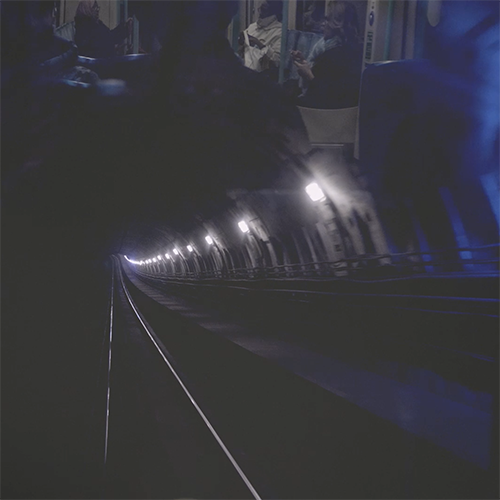 a view from a tunnel in London's DLR