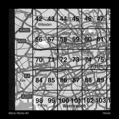 part of the A to Z map index showing west London